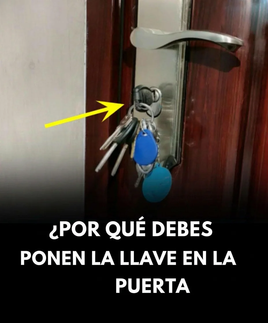 ¿Por qué deberías dejar la llave en la puerta antes de dormir?