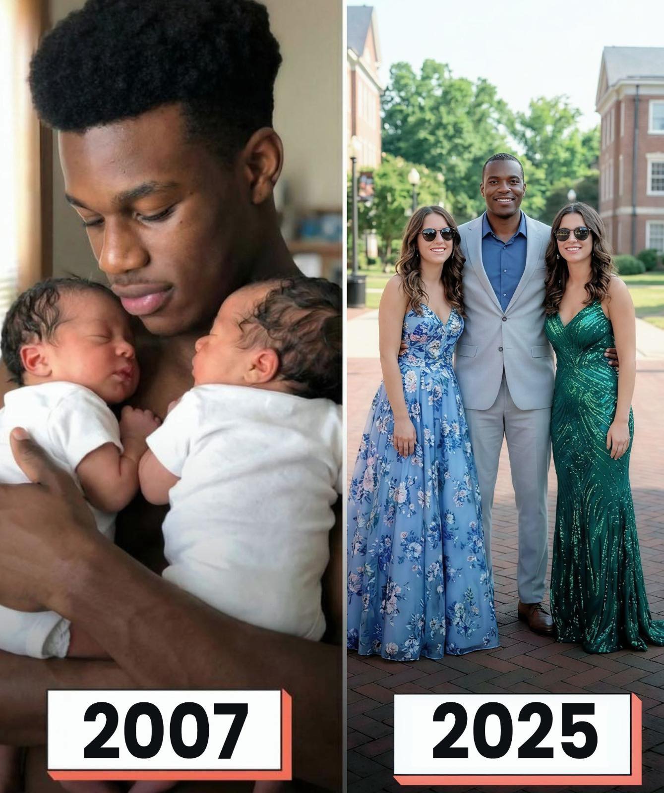 Mi esposa abandonó a nuestras gemelas ciegas recién nacidas y, 18 años después, volvió con una petición que me destrozó