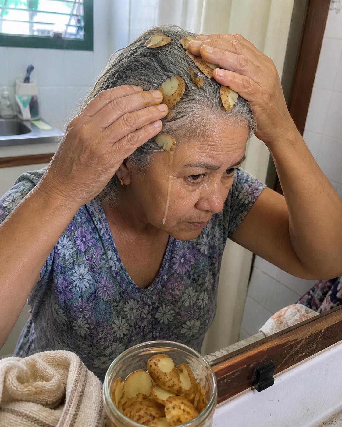 Sabías que cuando te pones cáscaras de patata en el pelo ocurre un…